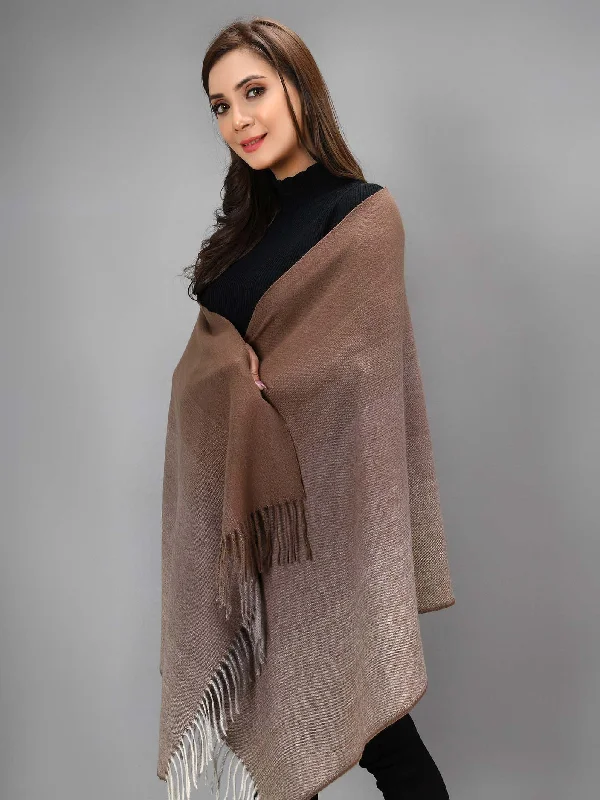 Shaded Shawl - Brown