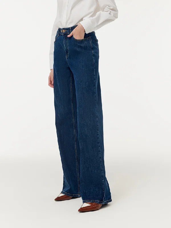 Denim Straight Full Length Women Jeans