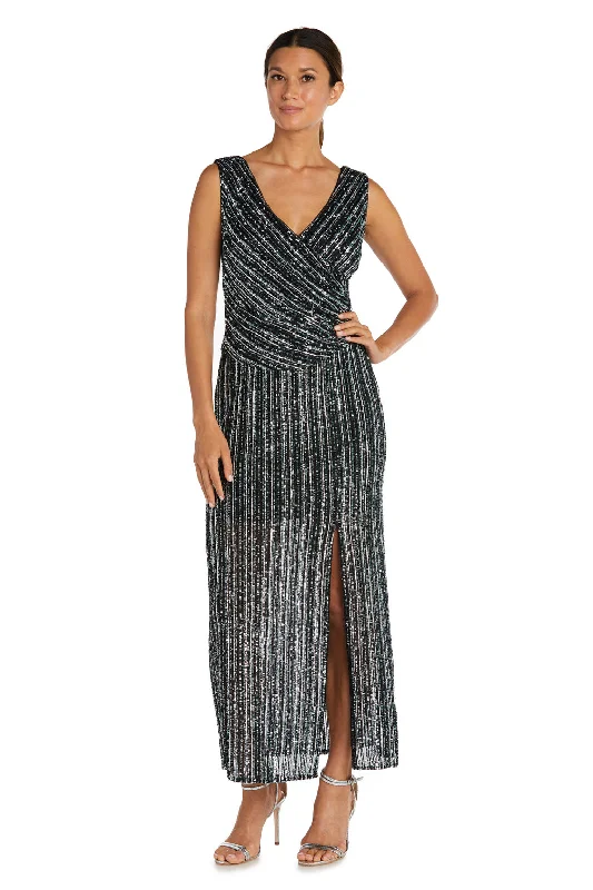 R&M Richards 5921 Long Sequin Formal Evening Dress