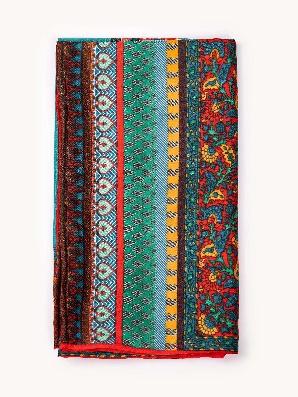 Ethnic Print Woolen Shawl