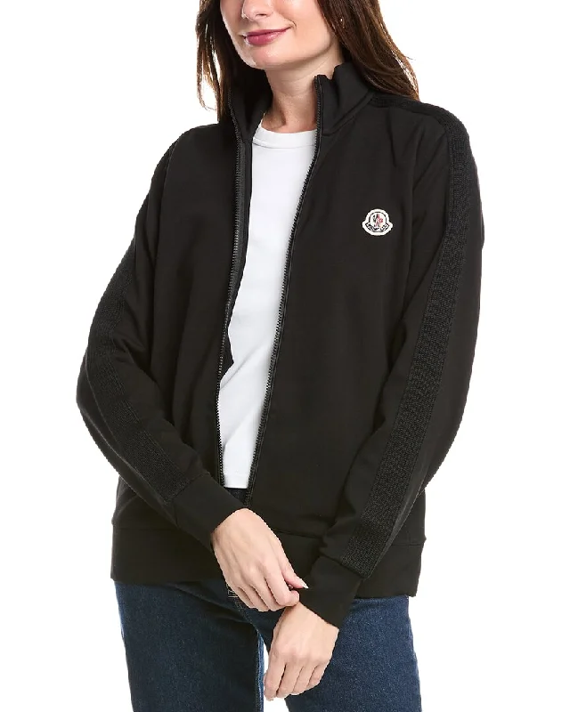 Moncler Wool-Trim Sweatshirt