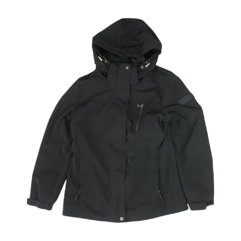 Black Solid Lightweight Coat