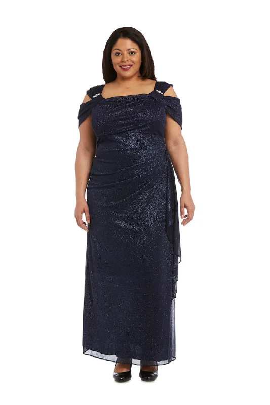 R&M Richards 2061W Long Plus Size Formal Evening Dress