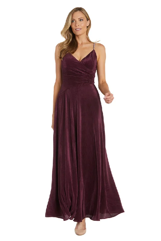 Nightway 22270 Pleated Long Formal Evening Dress