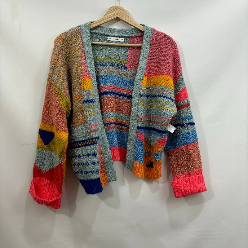 Cardigan By Clothes Mentor In Multi-colored, Size: Xs