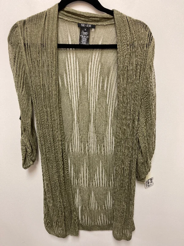 Cardigan By Nic + Zoe In Green, Size: S