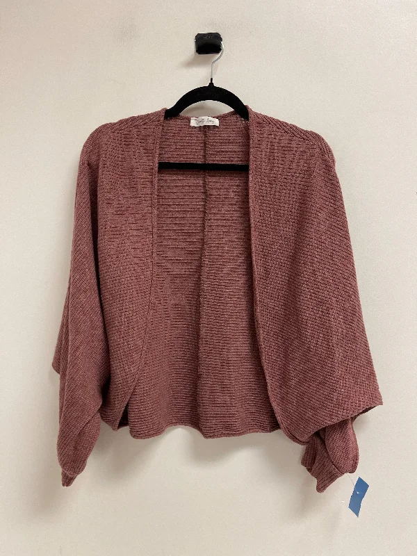 Sweater Cardigan By Clothes Mentor In Purple, Size: M