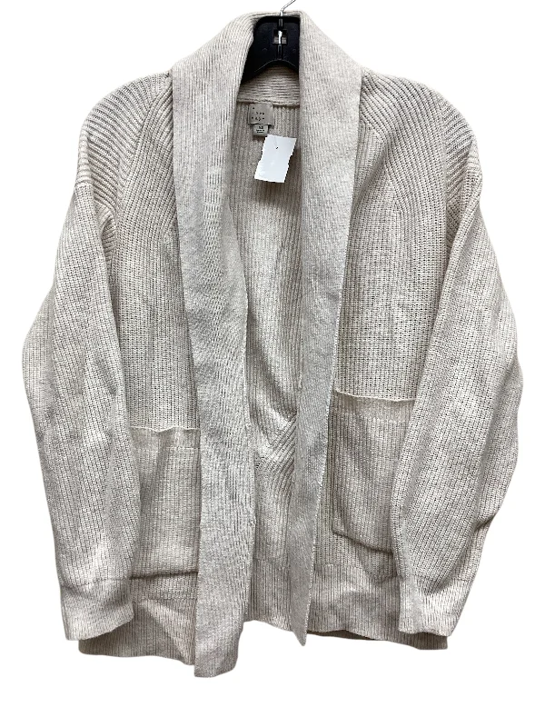 Sweater Cardigan By A New Day In Cream, Size: Xs