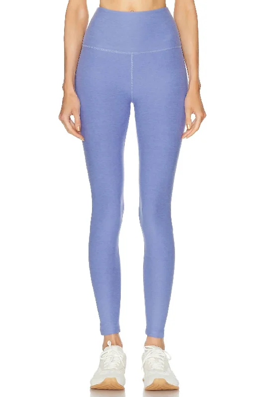 Spacedye Caught In The Midi Hw Legging In Periwinkle Cloud Heather