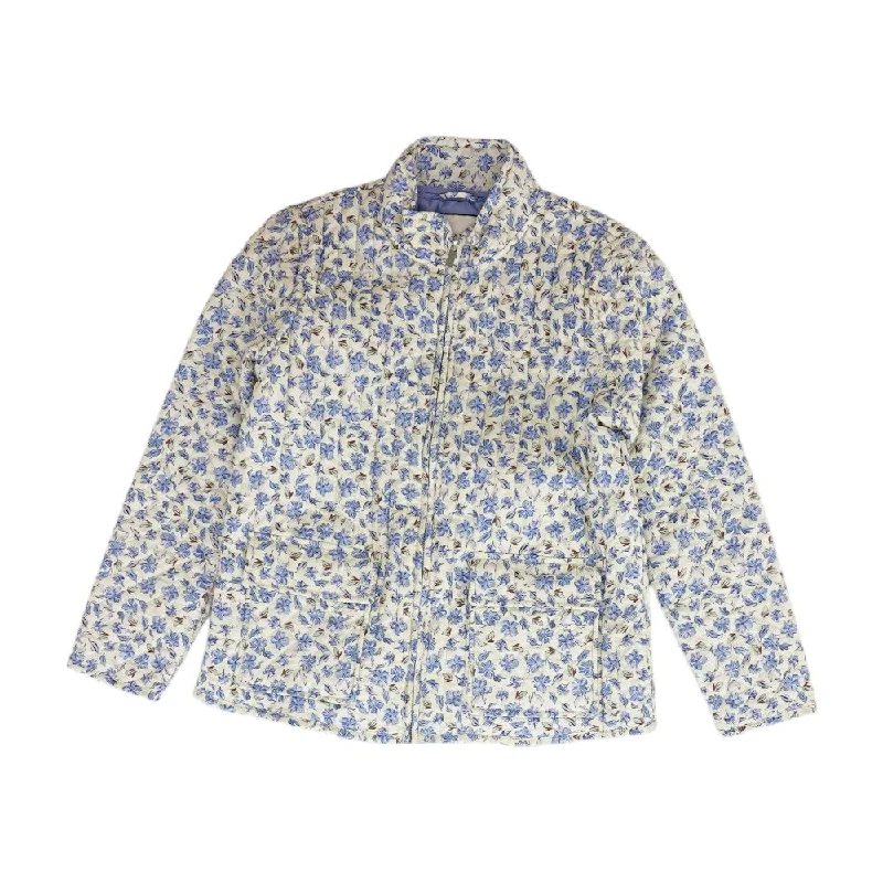 Ivory Floral Lightweight Jacket