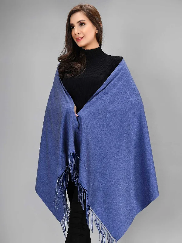 Two Toned Shawl - Blue