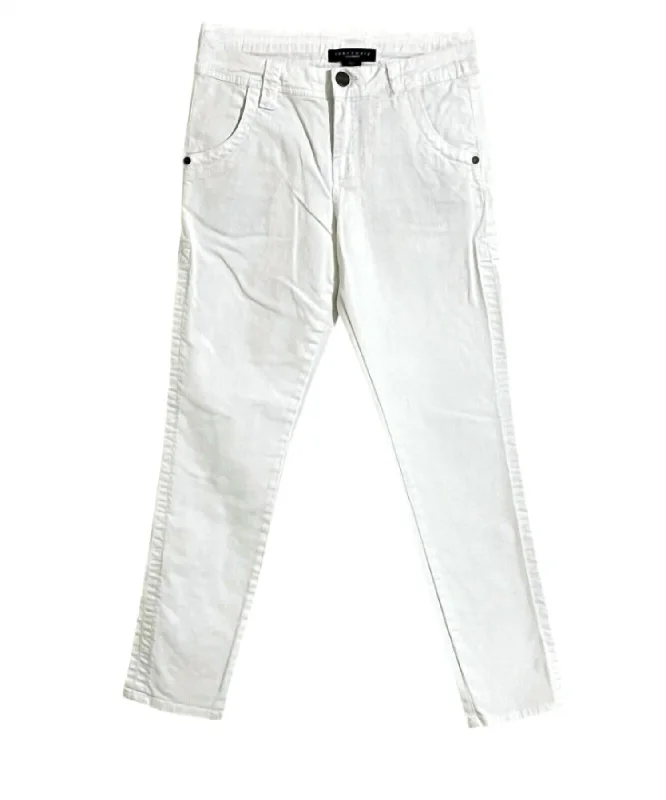 Women's Sanctuary Crop Skinny Stretch Jeans In White