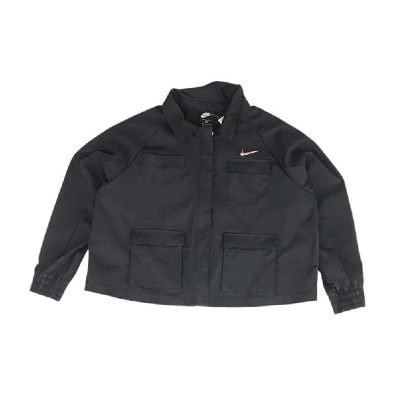 Black Solid Lightweight Jacket