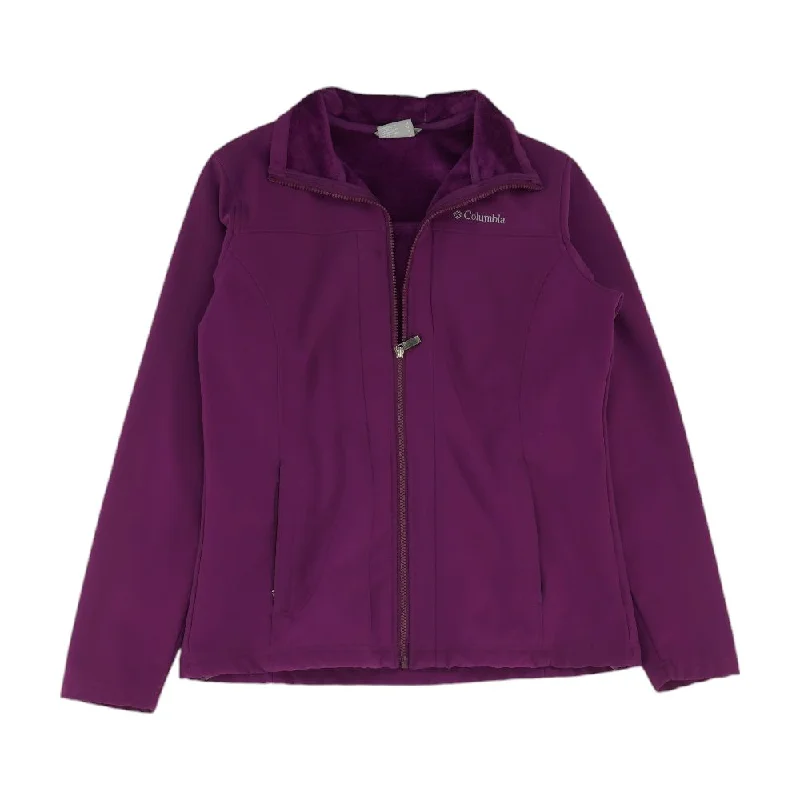 Purple Solid Lightweight Jacket