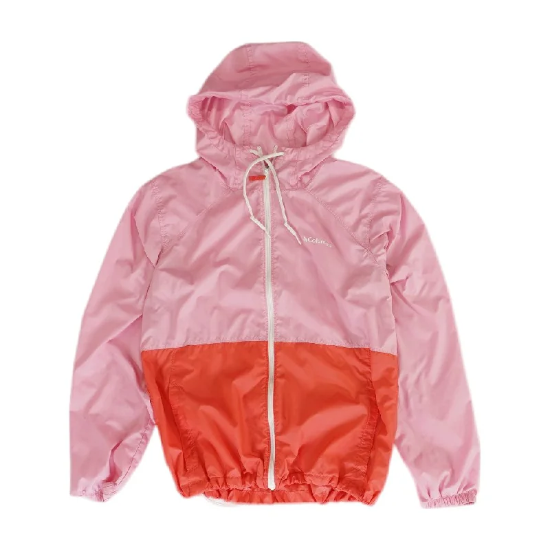 Pink Color Block Lightweight Jacket