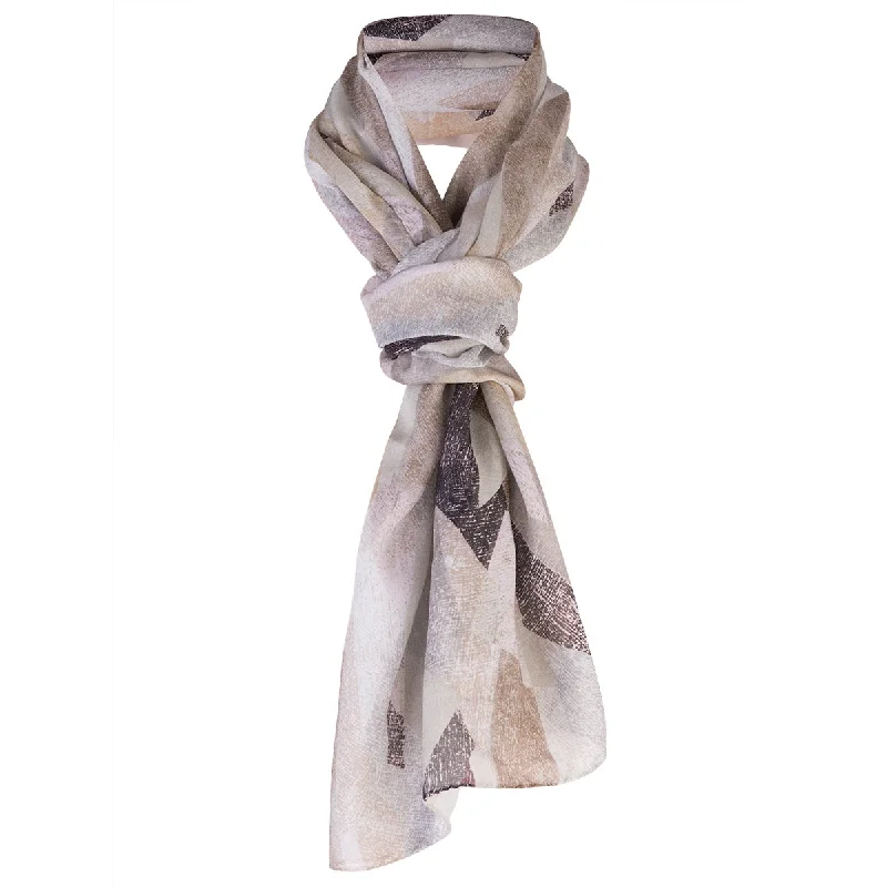 Modal Scarf in Vitrines Sand