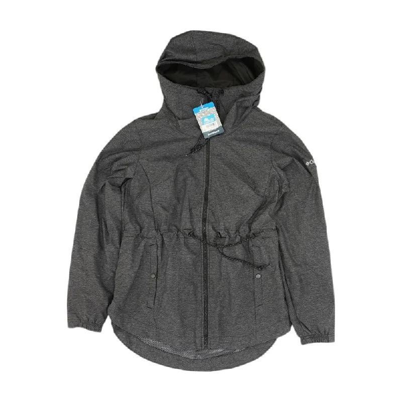 Charcoal Solid Rain Jacket