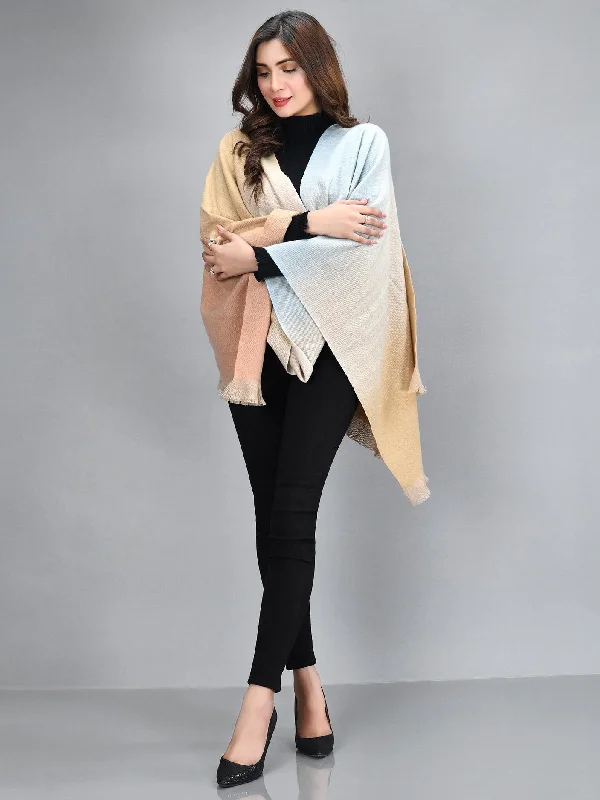 Shaded Shawl-Beige