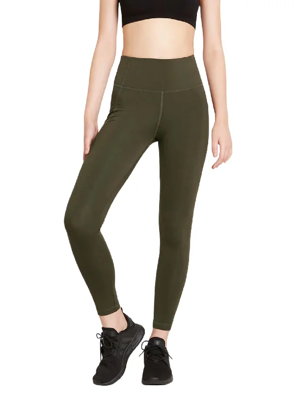 Active High Waist Full Legging With Pockets In Dark Olive