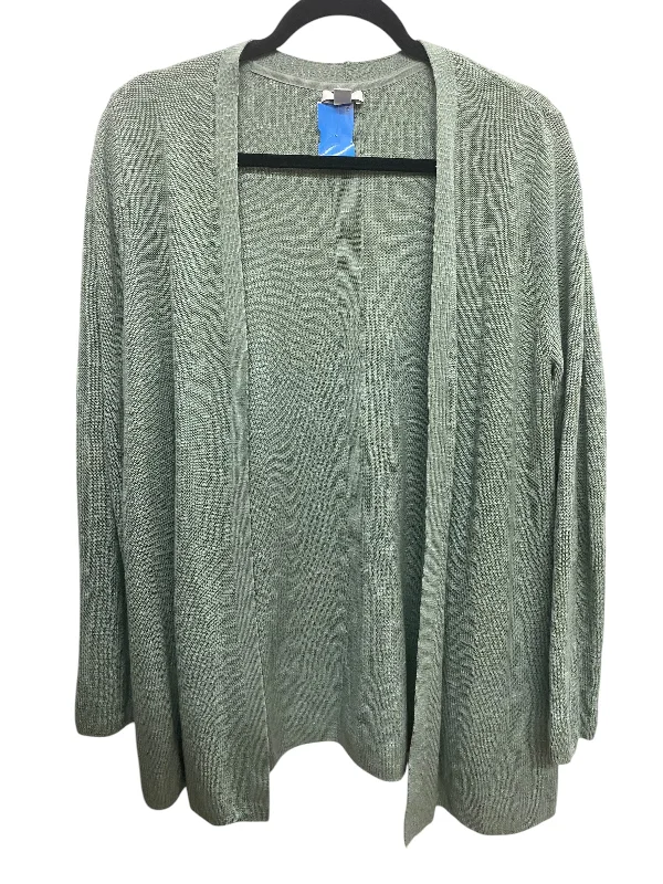 Cardigan By J. Jill In Green, Size: Lp