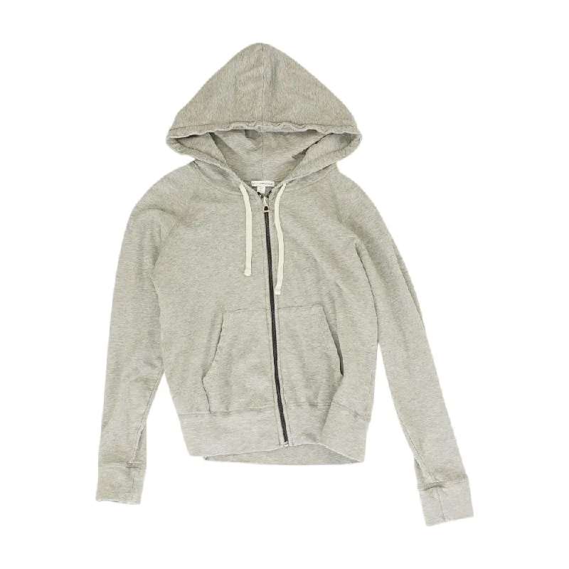 Gray Solid Lightweight Jacket