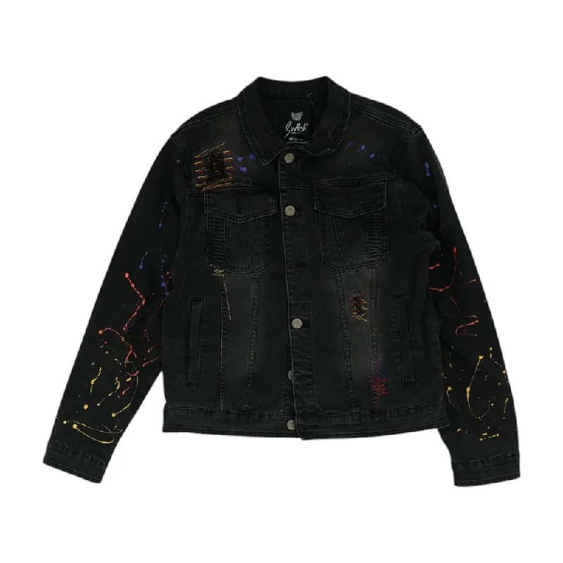 Black Misc Denim Jacket