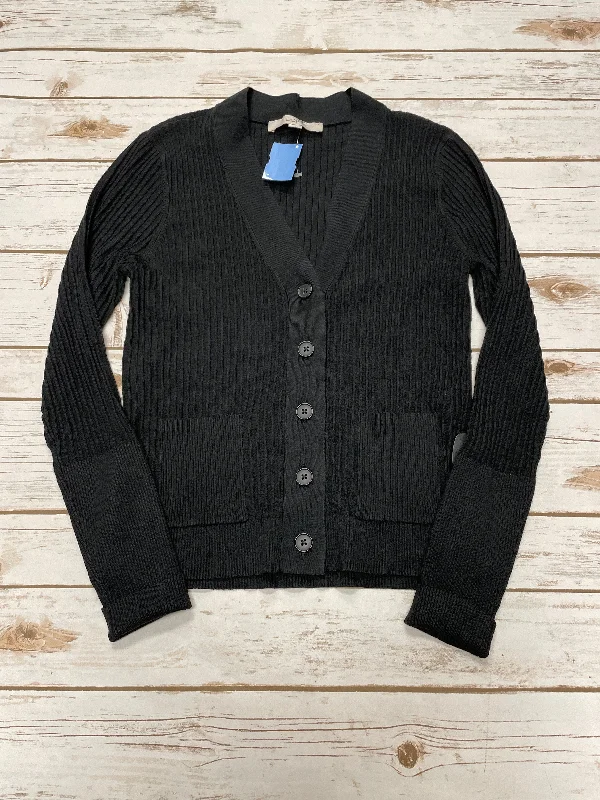 Sweater Cardigan By Loft In Black, Size: S