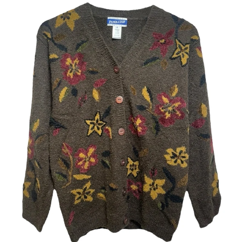 Sweater Cardigan By Pendleton In Multi-colored, Size: Sp