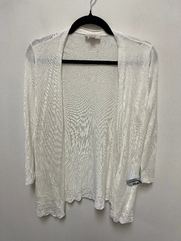 Cardigan By Loft In White, Size: S