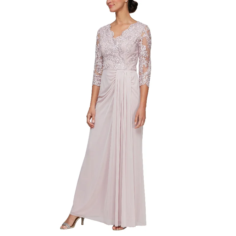 Alex Evenings 81171560 Long Formal Mother of the Bride Dress