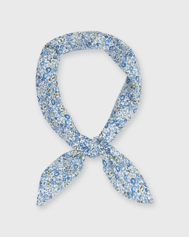 Anyway Scarf in Blue Eloise Liberty Fabric