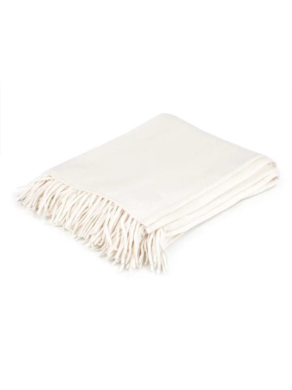 Cashmere blanket "Lux" - white