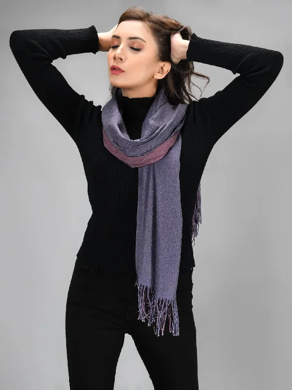 Two Toned Shawl - Purple