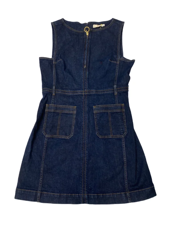 Denim Dress Designer Tory Burch, Size L