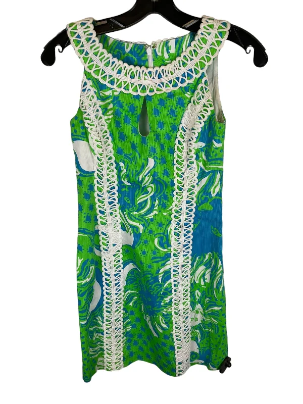 Dress Designer By Lilly Pulitzer In Green, Size: 0r