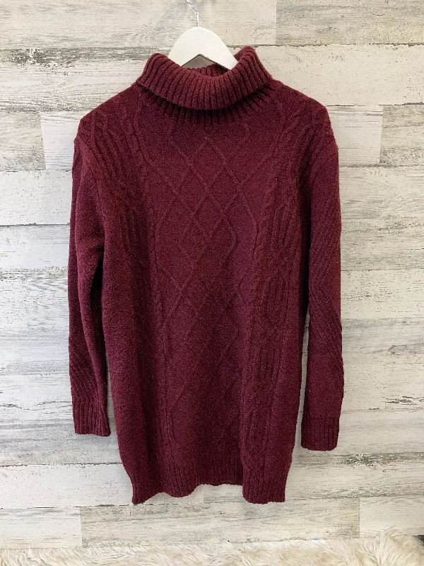 Dress Sweater By Lulus In Maroon, Size: M