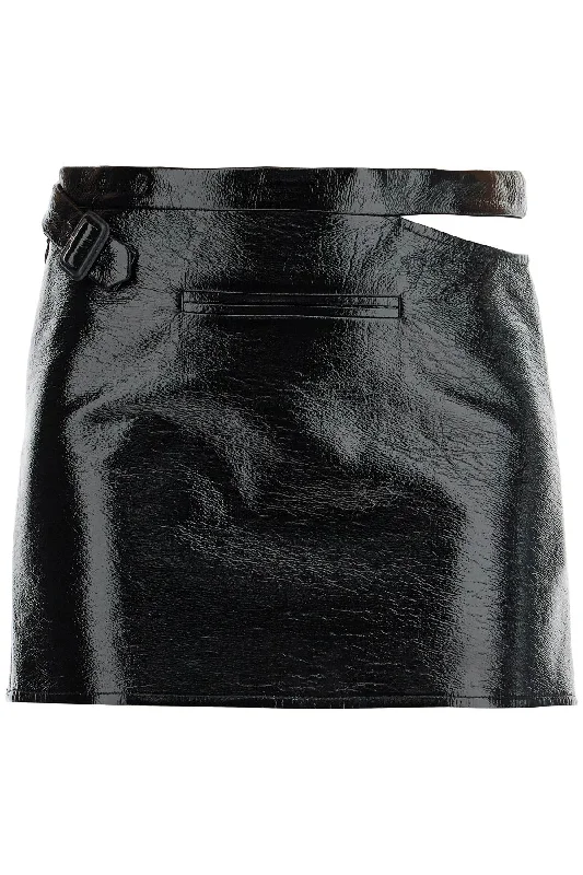 Courreges Women's Vinyl Mini Skirt