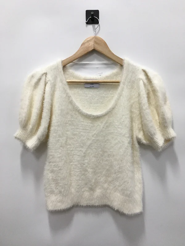 Cream Top Short Sleeve Old Navy, Size Petite  M