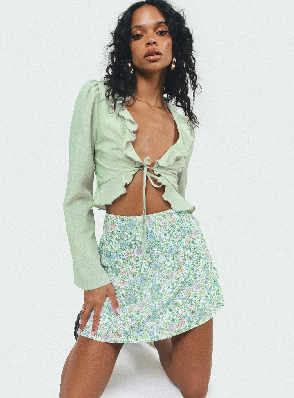 Fern Mini Skirt Multi