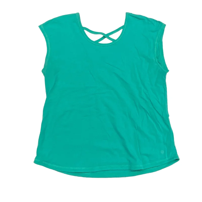 GREEN TOP SS by TALBOTS Size:PETITE L