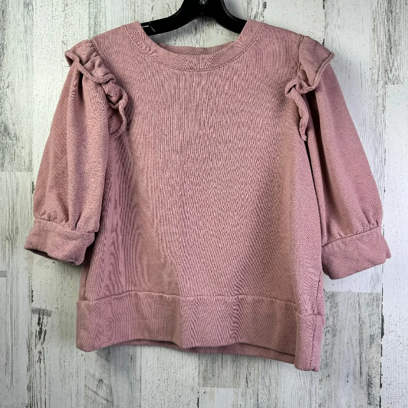 Pink Top Short Sleeve Ann Taylor, Size M