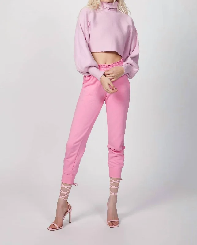 Lynley Track Pant In Bubblegum