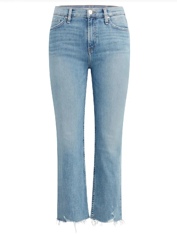 Remi High Rise Crop Jean In Blue