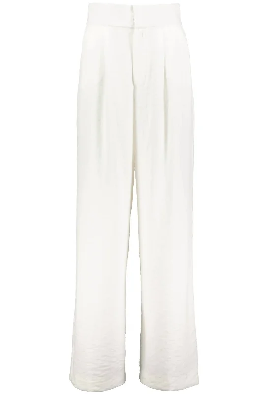 Women's Sorrento Wide Leg Pant In Salt