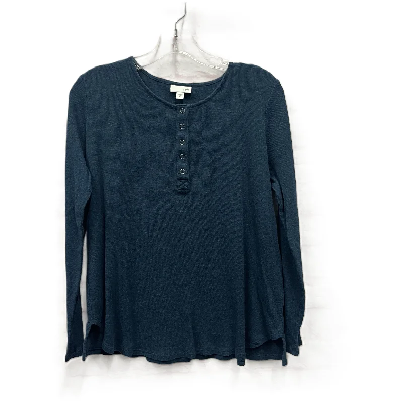 Top Long Sleeve By J. Jill In Blue, Size: M